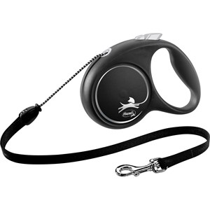Koppel Flexi Black Design M 5 m Silver