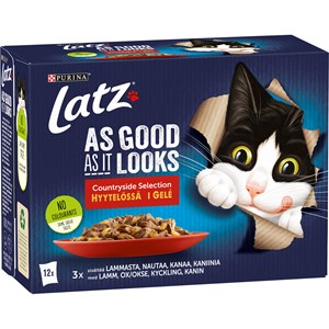 Kattmat Purina Latz As Good As It Looks Countryside Selection i Gelé, 12x85 g