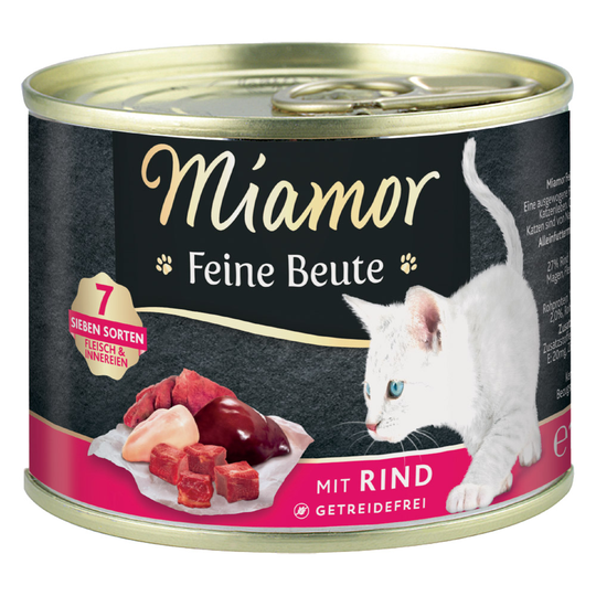 Miamor Feine Beute 12 x 185 g - Nötkött