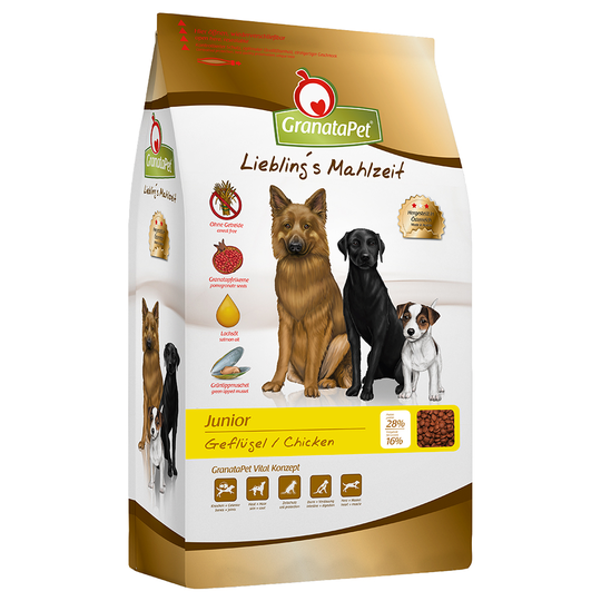 GranataPet Liebling's Mahlzeit Junior Kyckling - Ekonomipack: 2 x 10 kg