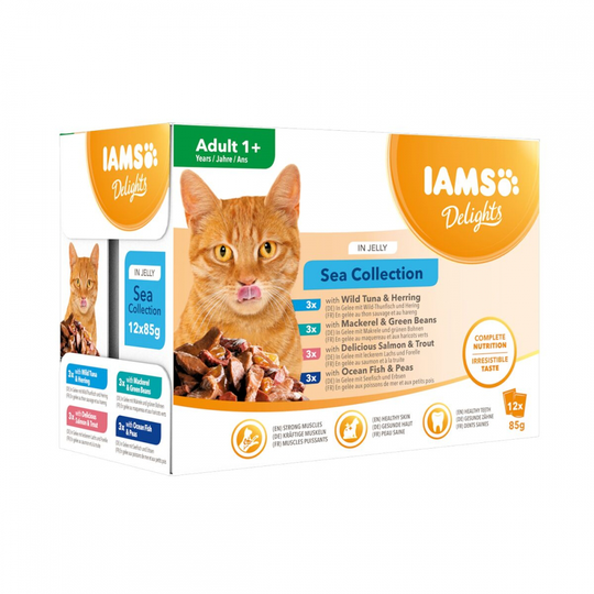 Iams Delights in jelly Multipack Sea Collection 12x85 g