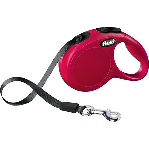 Flexi New Classic M, 5M, band - max 25 kg - Äldre design (Blå)