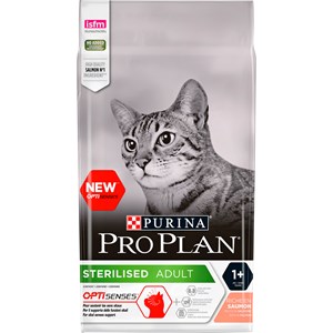 Kattmat Purina Pro Plan Sterilised Optisenses Salmon, 3 kg