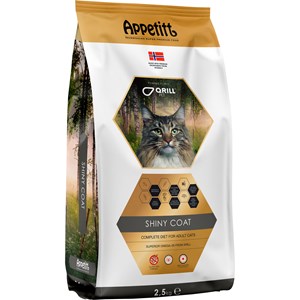 Kattmat Appetitt Shiny Coat, 2,5 kg