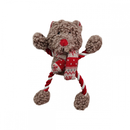 Bark-a-Boo ChristmasLodge Nalle med Repben