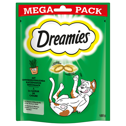 Dreamies Cat Treats Big Pack 180 g - Kattmyntasmak (180 g)