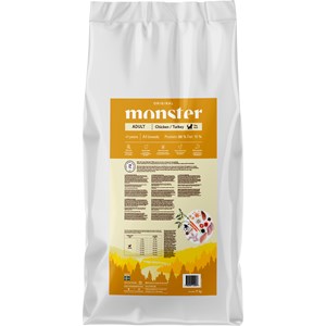 Hundfoder Monster Dog Original Adult All Breed Chicken/Turkey, 17 kg
