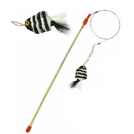 Kattleksak Vippa Da Fish Zebra