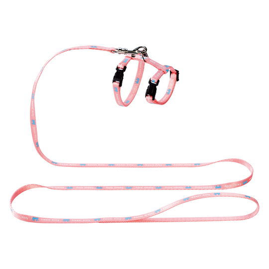 HUNTER Sweet Kitty set sele och koppel - Rosa