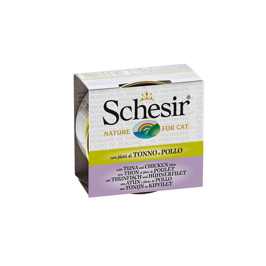 Schesir Cat Adult Tuna & Chicken Gravy 70 g