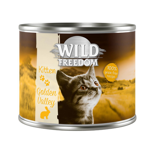 Wild Freedom Kitten 6 x 200 g - Wide Country - Veal & Chicken