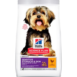 Hundfoder Hill's Science Plan Adult Sensitive Stomach and Skin Small and Mini Chicken 1,5 kg