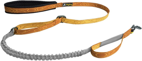 OllyDog Flagstaff Adjustable Spring Leash Koppel - Blaze Bark