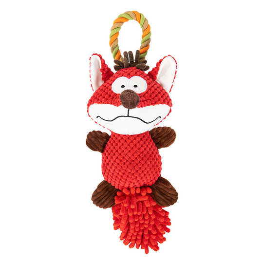 Doglove Fox hundleksak - L 40 x B 13 x H 10 cm