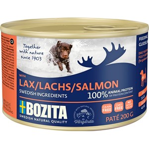Hundfoder Bozita Paté Lax, 200 g