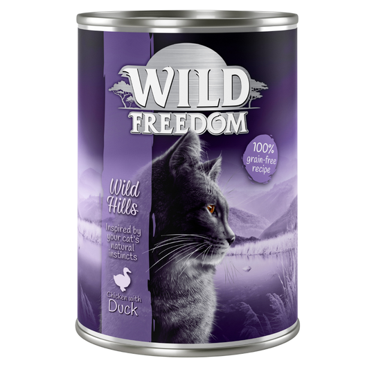 Wild Freedom Adult 6 x 400 g NYHET: Wild Hills - Duck & Chicken
