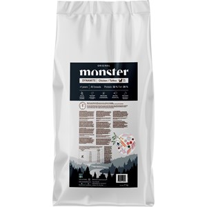 Hundfoder Monster Dog Original Dynamite Chicken/Turkey, 17 kg