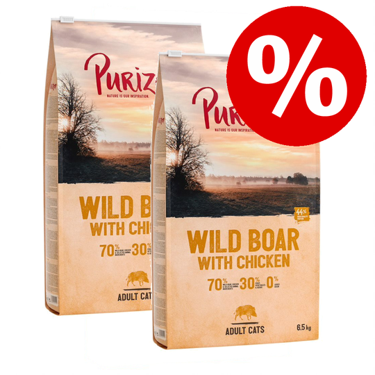 Ekonomipack: Purizon torrfoder 2 x 6,5 kg - Adult Duck & Fish