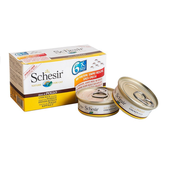 Schesir Adult Multipack Kyckling i Gelé 6 x 50 g