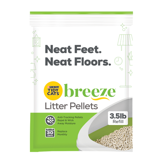 2 + 1 på köpet! 3 x Purina Tidy Cats Breeze refill - Kattströ refill (3 x 1,59 kg)