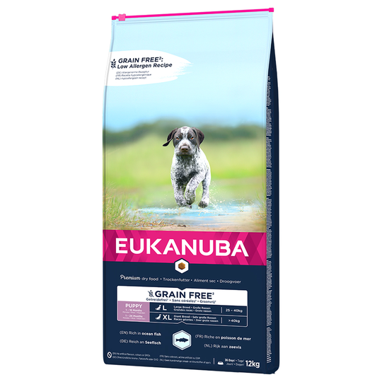 Eukanuba Grain Free Puppy Large Breed Salmon - 12 kg