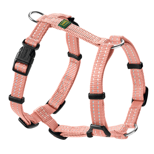 HUNTER Tripoli sele ljusrosa - Stl. XXS-XS: 32-44 cm bröstomfång