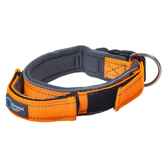 ArmoredTech Dog Control hundhalsband, orange - Stl. XS: halsomfång 31-35 cm, bredd 30 mm