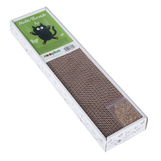 Klösmatta Multi-Scratch av kartong - L 47 x B 12 x H 5 cm (fjärilar)