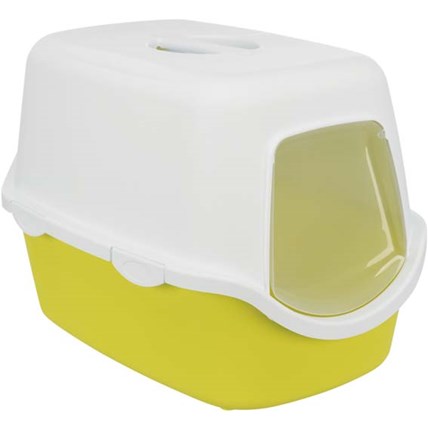 Kattlåda Vico lime/vit
