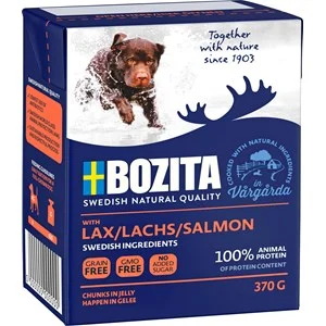 Hundfoder Bozita Tetra Recart Lax, 370 g