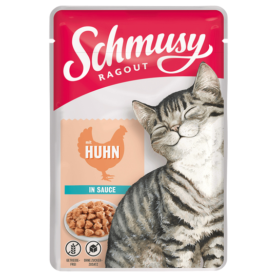 Schmusy Ragout in Sauce 22 x 100 g - Kyckling