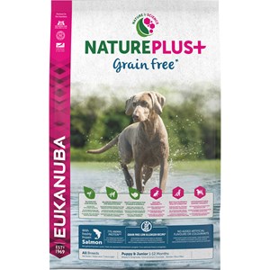 Hundfoder Eukanuba Puppy & Junior Nature Plus+ Grain Free Salmon 10kg
