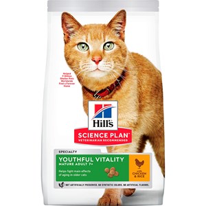 Kattmat Hill's Science Plan Youthful Vitality Chicken 7 kg