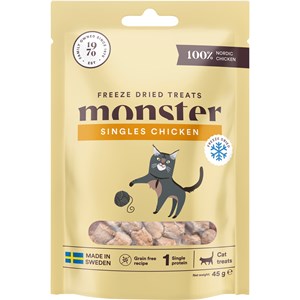 Kattgodis Monster Cat Treats Freeze Dried Chicken 40 g