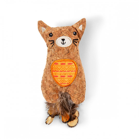 Little&Bigger Quirky Cork Kicker Cat 17 cm