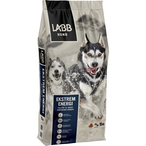 Hundfoder Labb Extrem Energi, 15 kg