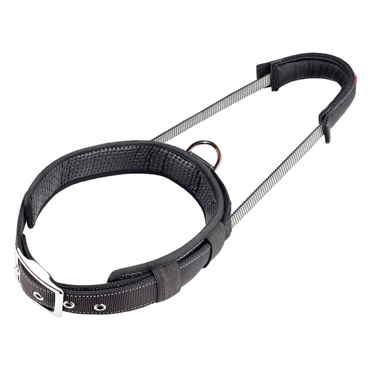 PatentoPet® Sport halsband, svart - Stl. XL: 61 - 71 cm halsomfång