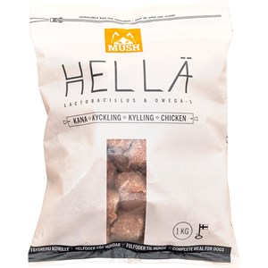 Hundfoder Mush Hellä Kyckling, 1 kg