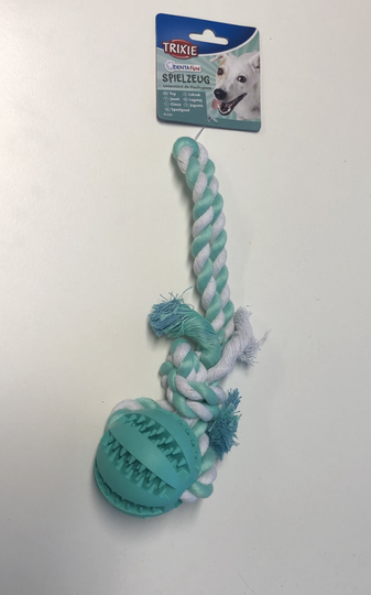 Trixie Gummiboll i Bomullsrep - 29 cm
