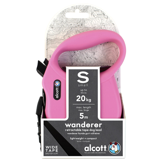 alcott Wanderer rullkoppel, rosa - S upp till 20 kg