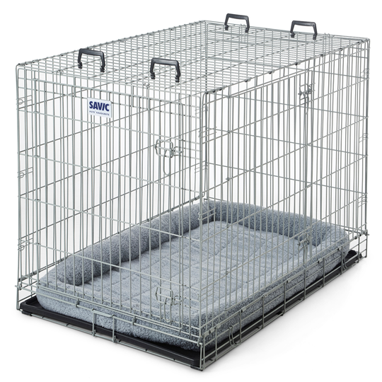 Savic Dog Residence med kudde - Storlek XL: B 76 x D 118 x H 88 cm