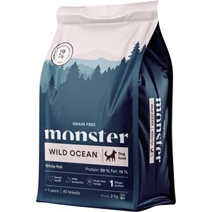 Hundfoder Monster Dog Grain Free Wild Ocean All Breed, 2 kg