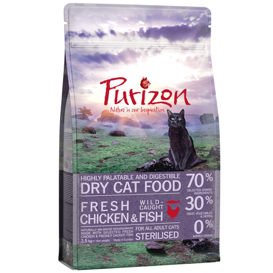 Purizon Adult Sterilised Chicken & Fish - 2,5 kg