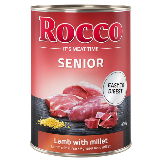 Rocco Senior 12 x 400 g - Lamm & hirs