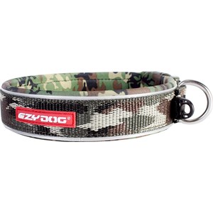 Hundhalsband Ezydog Med Reflex Camouflage - grön, XS