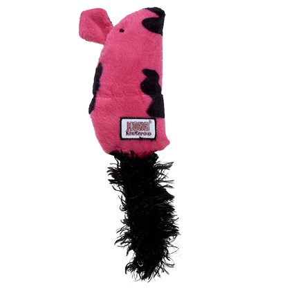 Kattleksak Kong Kickroo Mouse Rosa
