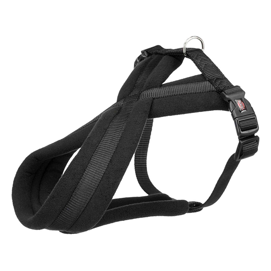 Trixie Premium Touring sele, svart - Stl. M: 45-80 cm bröstomfång