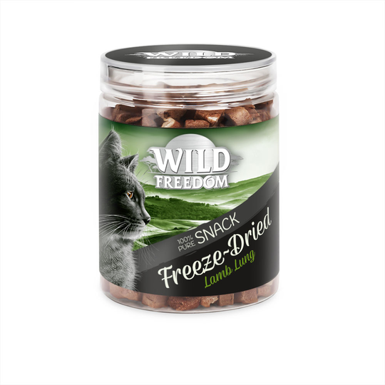 Extra lågt prova-på-pris! Wild Freedom Freeze-Dried Snacks kattgodis - Lammlunga 35 g