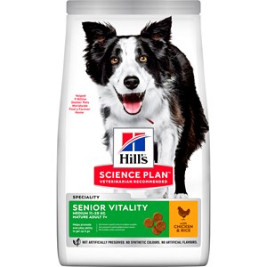 Hundfoder Hills Science Plan Youthful Vitality Adult 7+ Medium Chicken, 2,5 kg