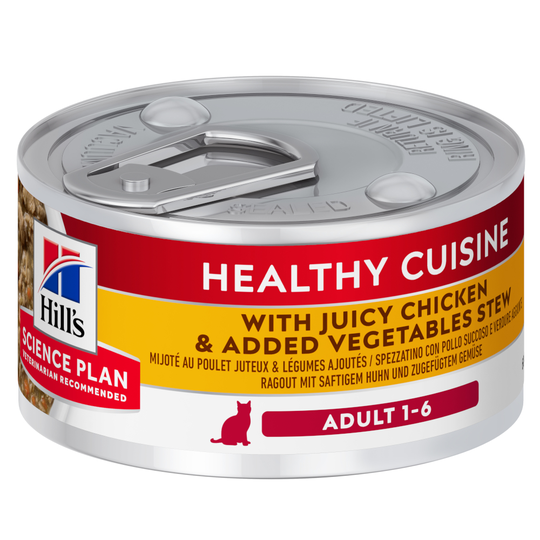 Hill's Science Plan Adult Healthy Cuisine Ragout Chicken & Vegetables - 48 x 79 g